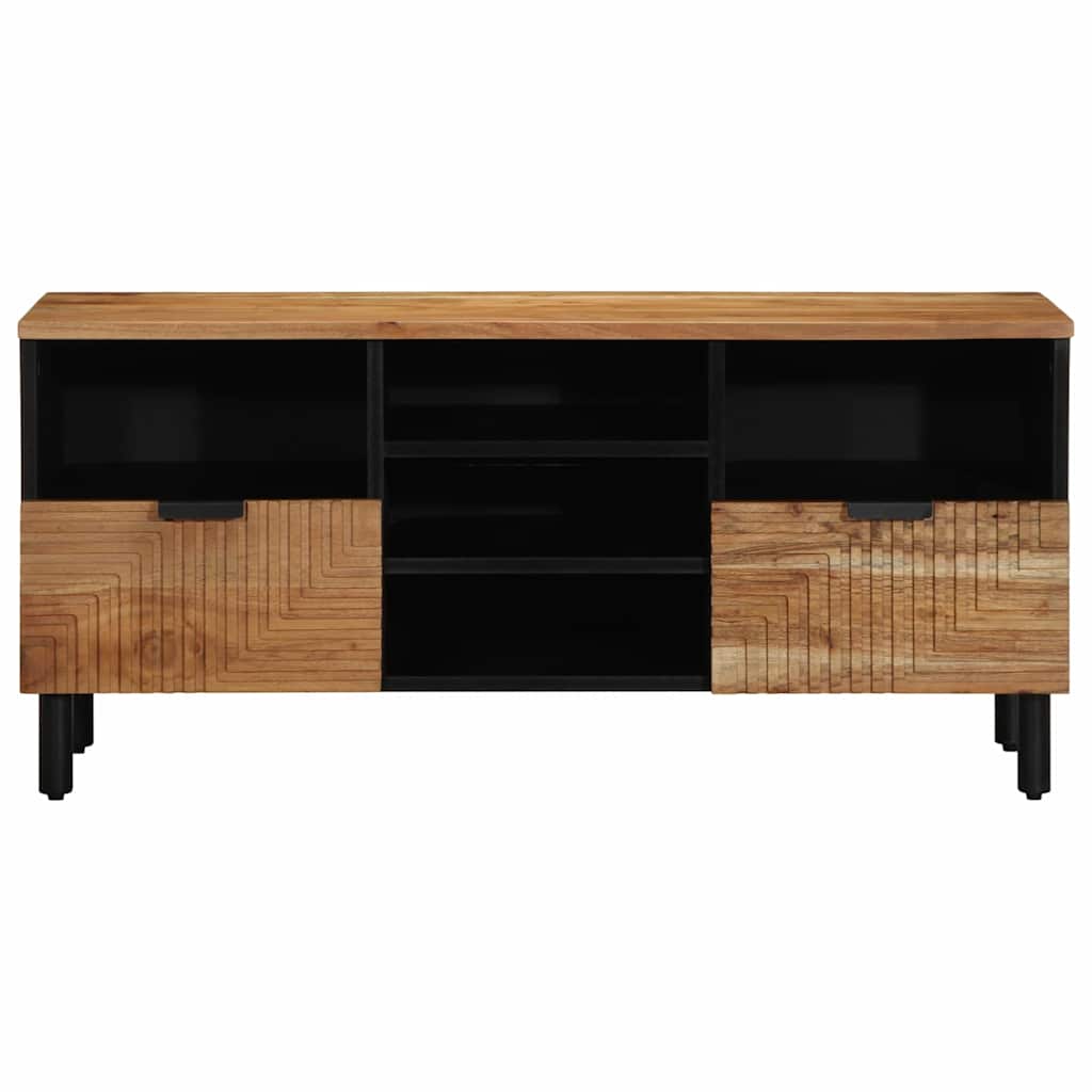TV szekrény fiókkal Barna 100 x 33,5 x 46 cm Tömör Mangófát