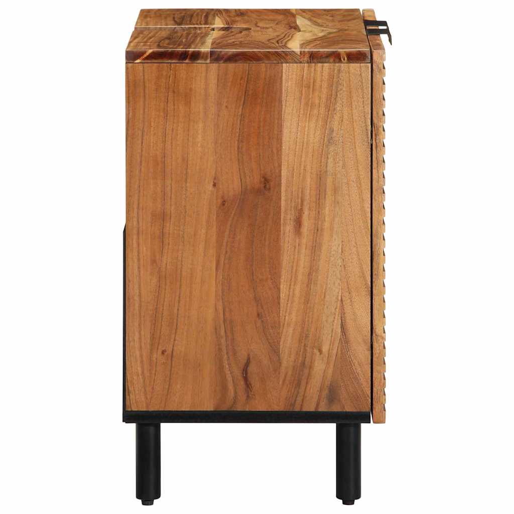 Fürdőszobai mosdószekrény Barna 62 x 33 x 58 cm Tömör Mangófát