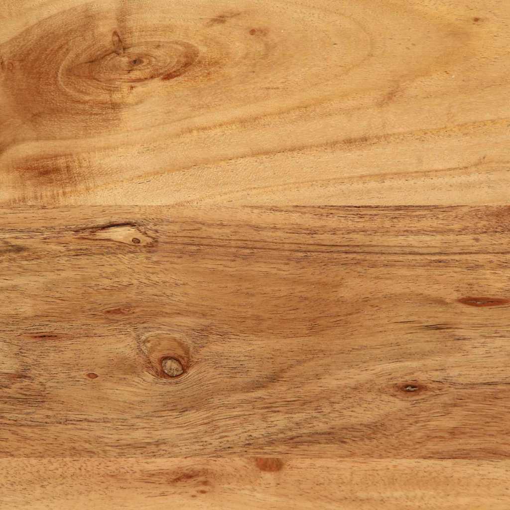 Széf polcokkal tárolóval Barna 60 x 33,5 x 75 cm Tömör Mangófát