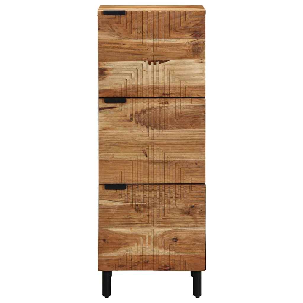 Magasfiú polcokkal Barna 40 x 33 x 110 cm Tömör Mangófát