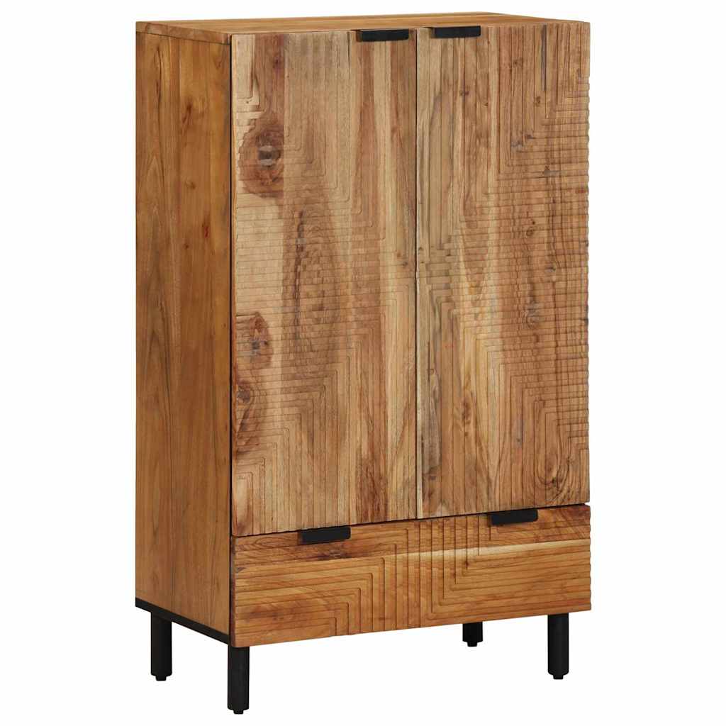 Magasfiú fiókkal Barna 60 x 33,5 x 100 cm Tömör Mangófát
