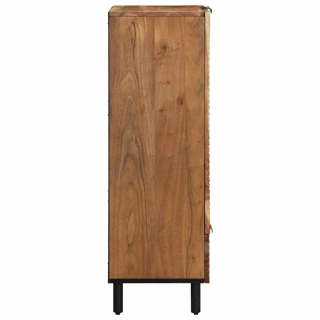 Magasfiú fiókkal Barna 60 x 33,5 x 100 cm Tömör Mangófát