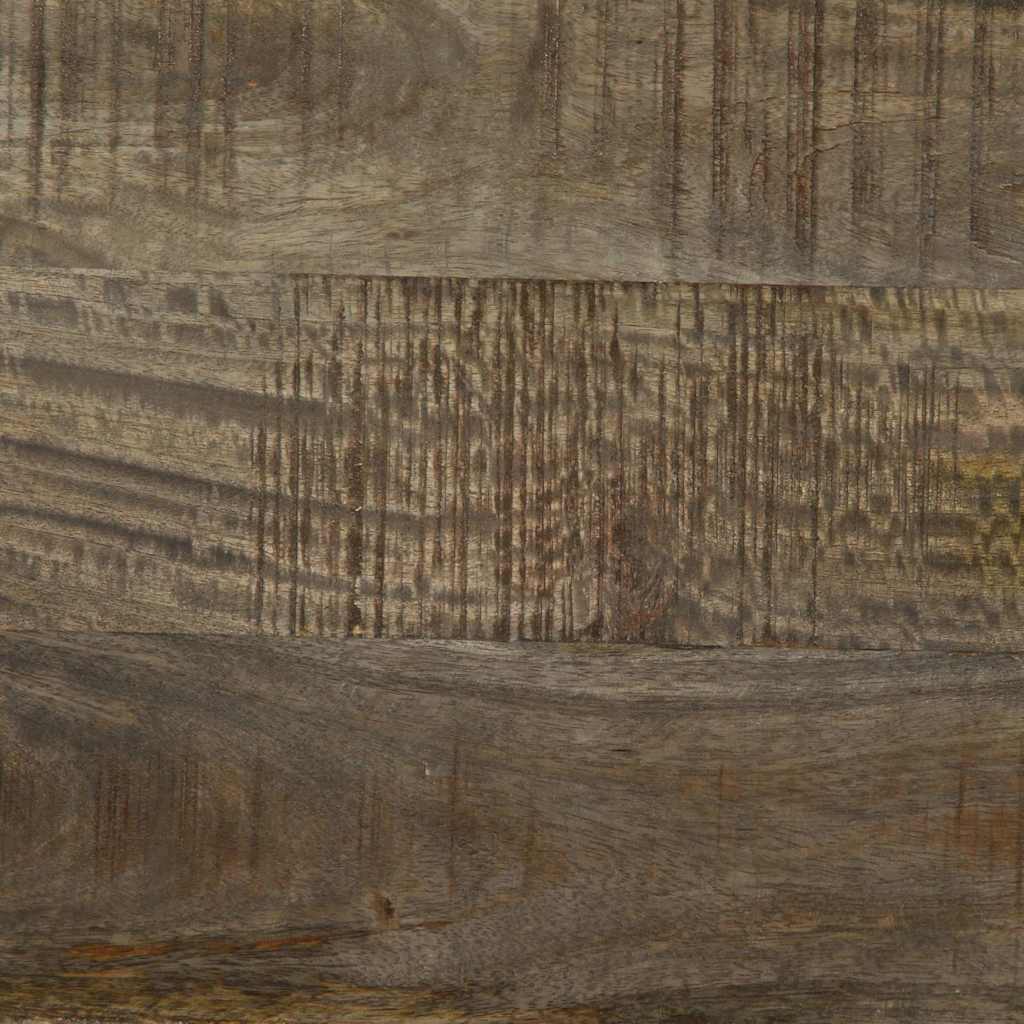 világosszürke tömör mangófa éjjeliszekrény 50x33x60 cm