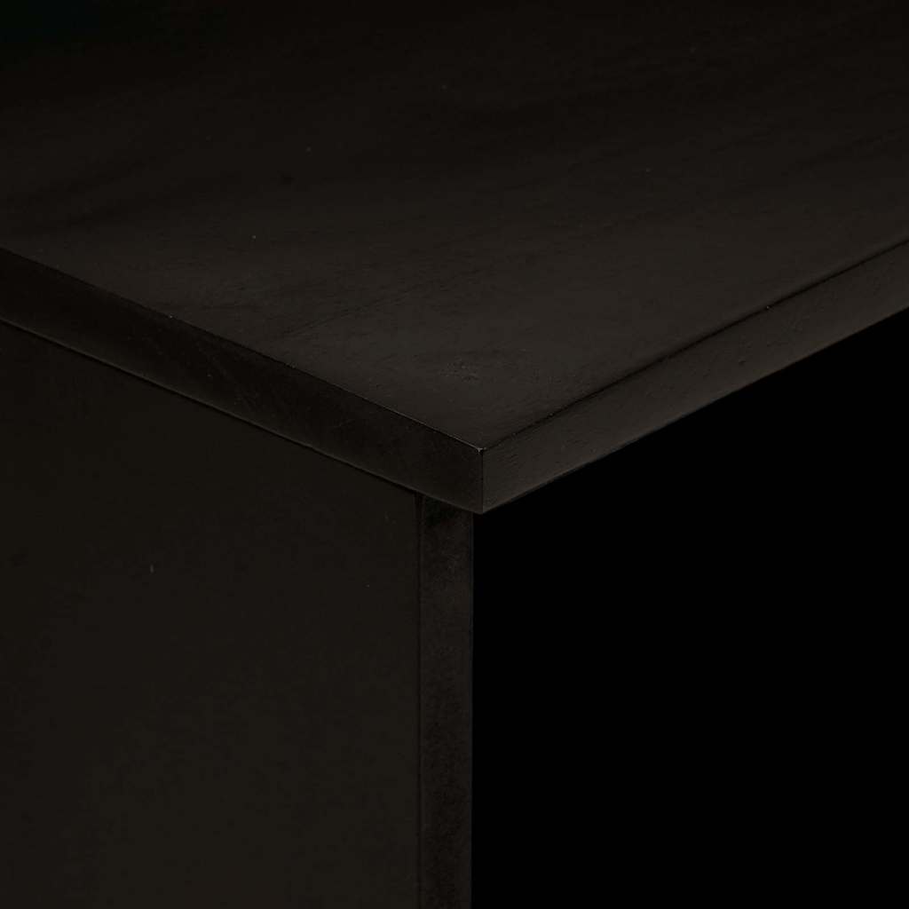 TV szekrény Fekete és Arany 70 x 33 x 46 cm Szerelt Fa