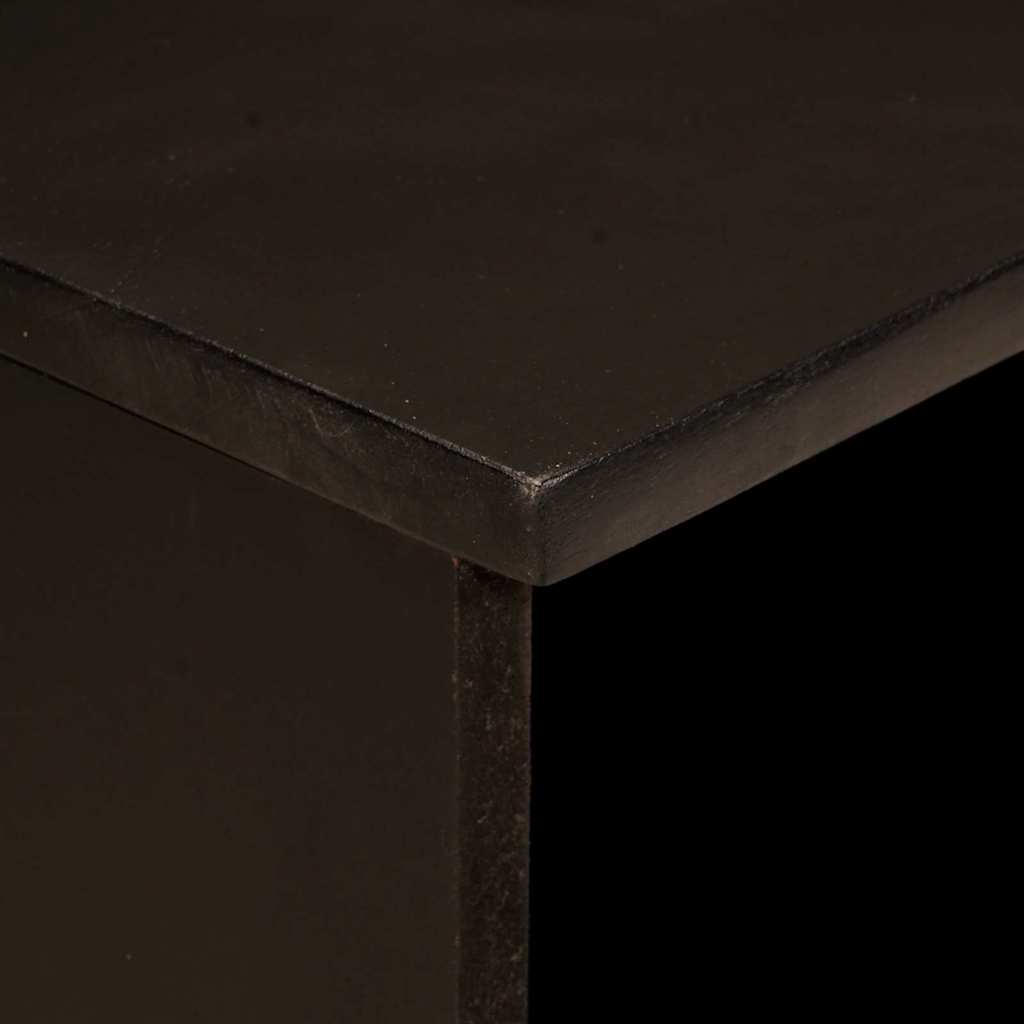 TV szekrény Fekete és Arany 100 x 33 x 46 cm Szerelt Fa