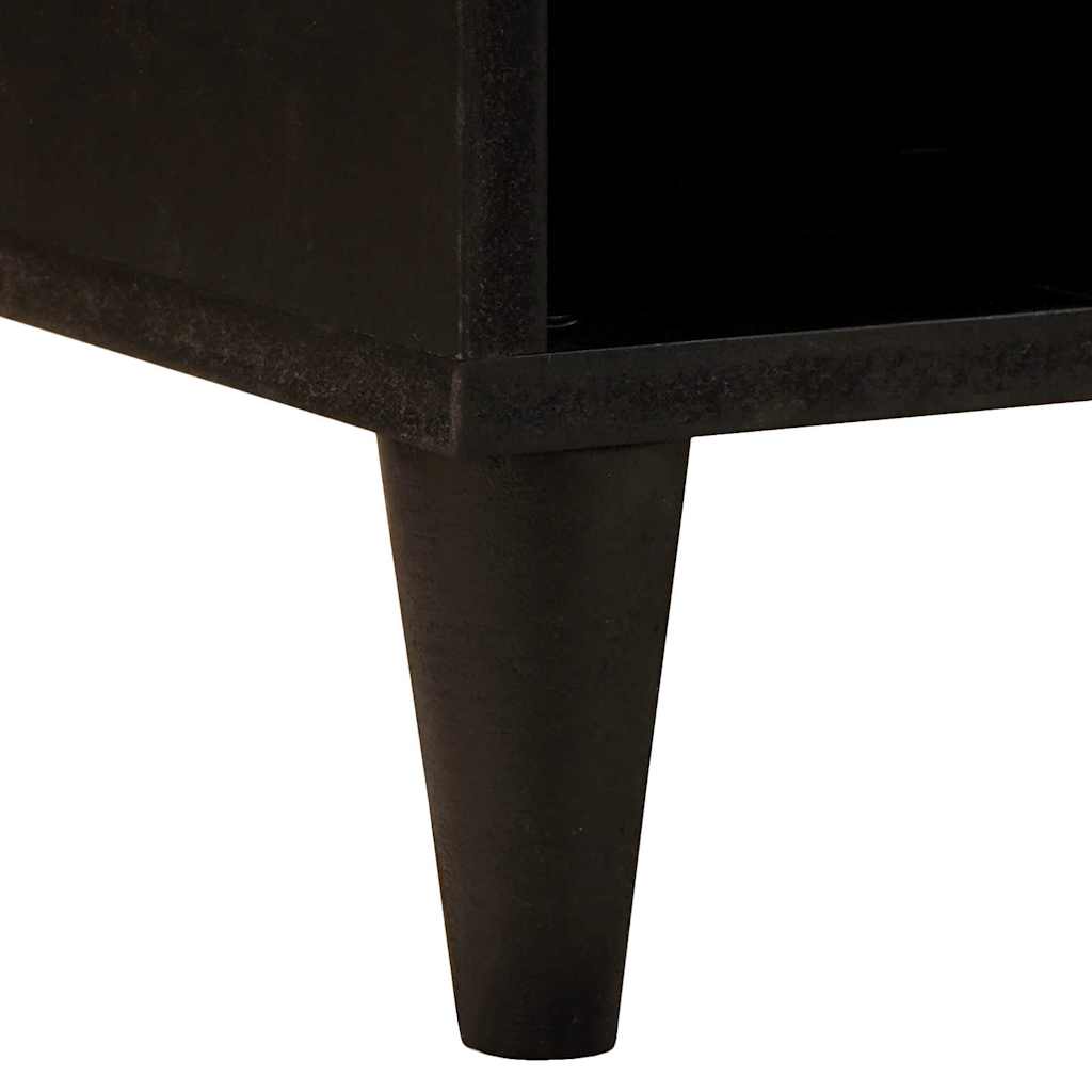 TV szekrény Fekete és Arany 100 x 33 x 46 cm Szerelt Fa