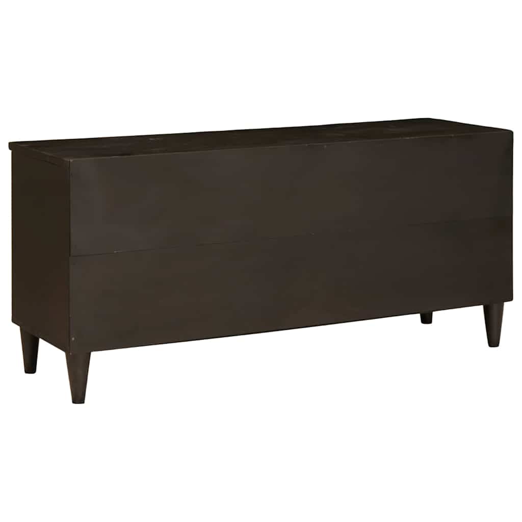TV szekrény Fekete és Arany 100 x 33 x 46 cm Szerelt Fa