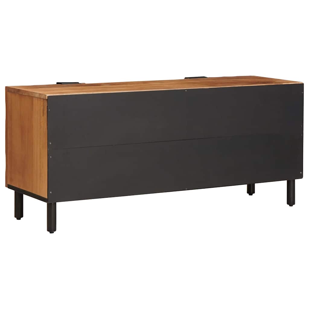 TV szekrény Akácbarna felület 105 x 33 x 46 cm Tömör Mangófát