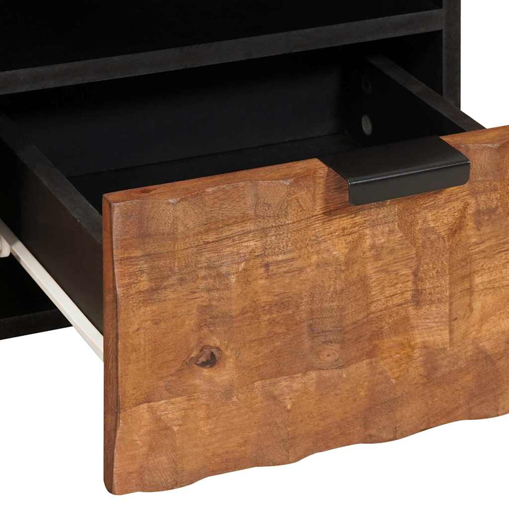 TV szekrény Akácbarna felület 70 x 33 x 46 cm Tömör Mangófát