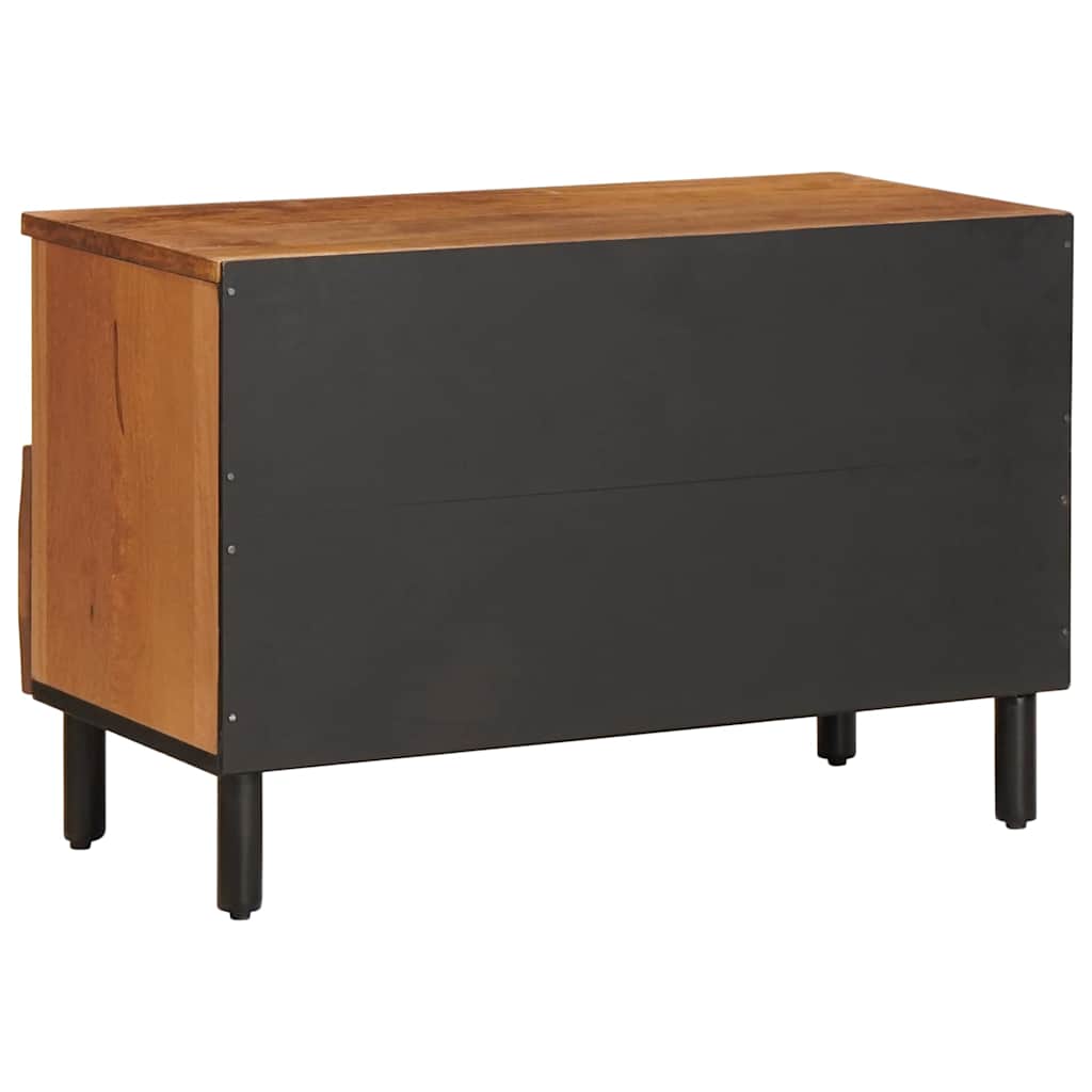 TV szekrény Akácbarna felület 70 x 33 x 46 cm Tömör Mangófát