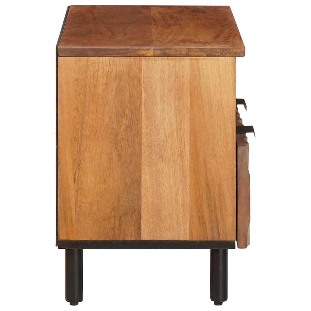 TV szekrény Akácbarna felület 70 x 33 x 46 cm Tömör Mangófát