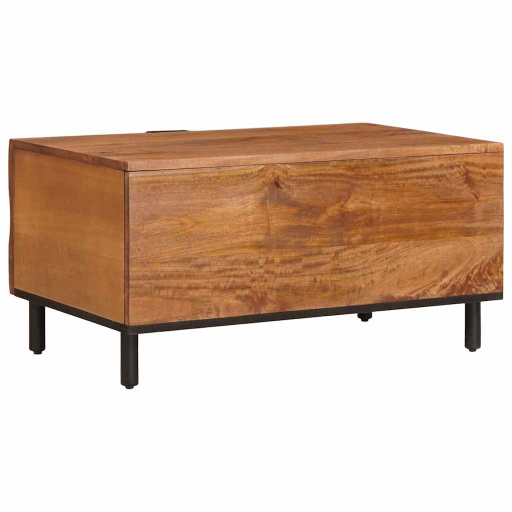 Dohányzóasztal Barna 80 x 50 x 40 cm Tömör Mangófát