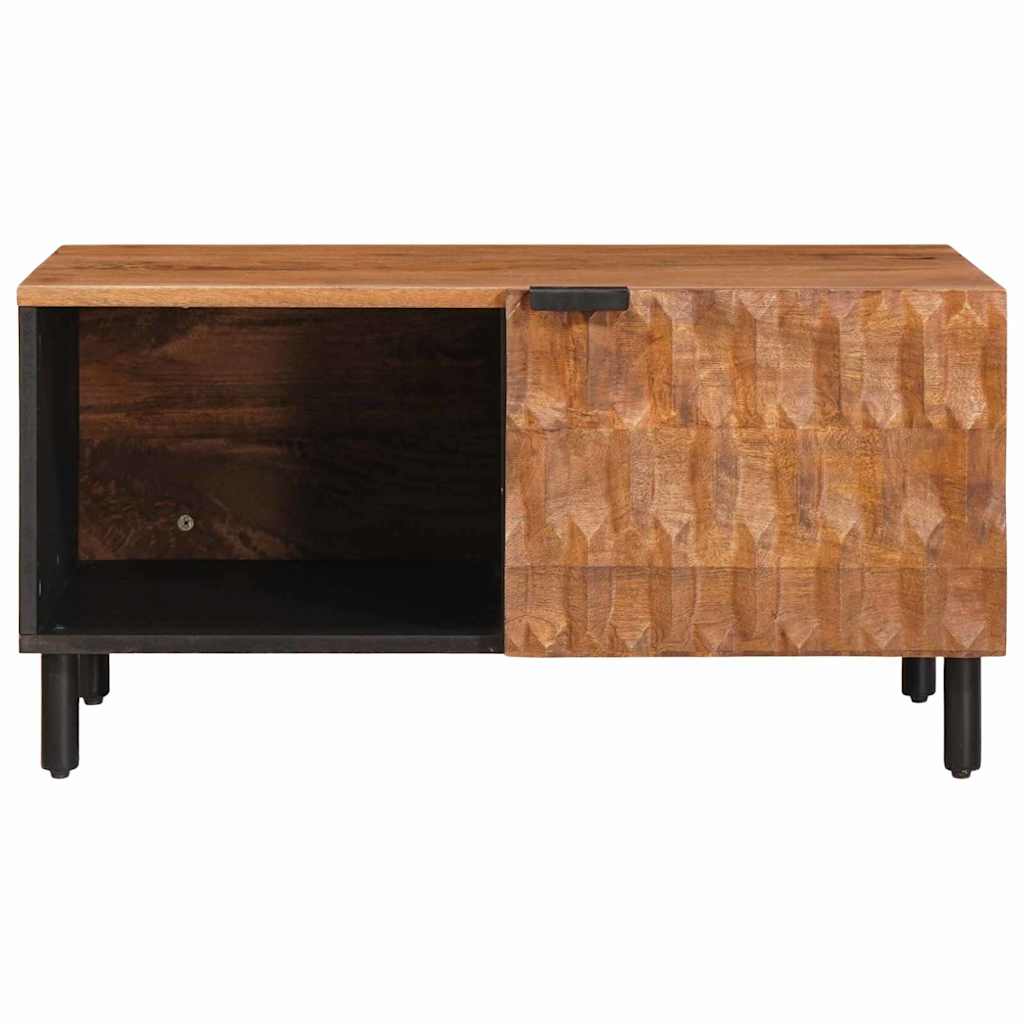 Dohányzóasztal Barna 80 x 50 x 40 cm Tömör Mangófát