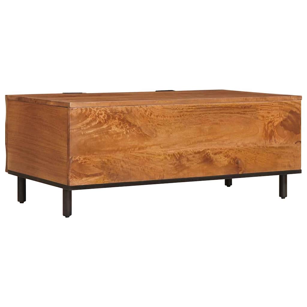 Dohányzóasztal Barna 100 x 54 x 40 cm Tömör Mangófát