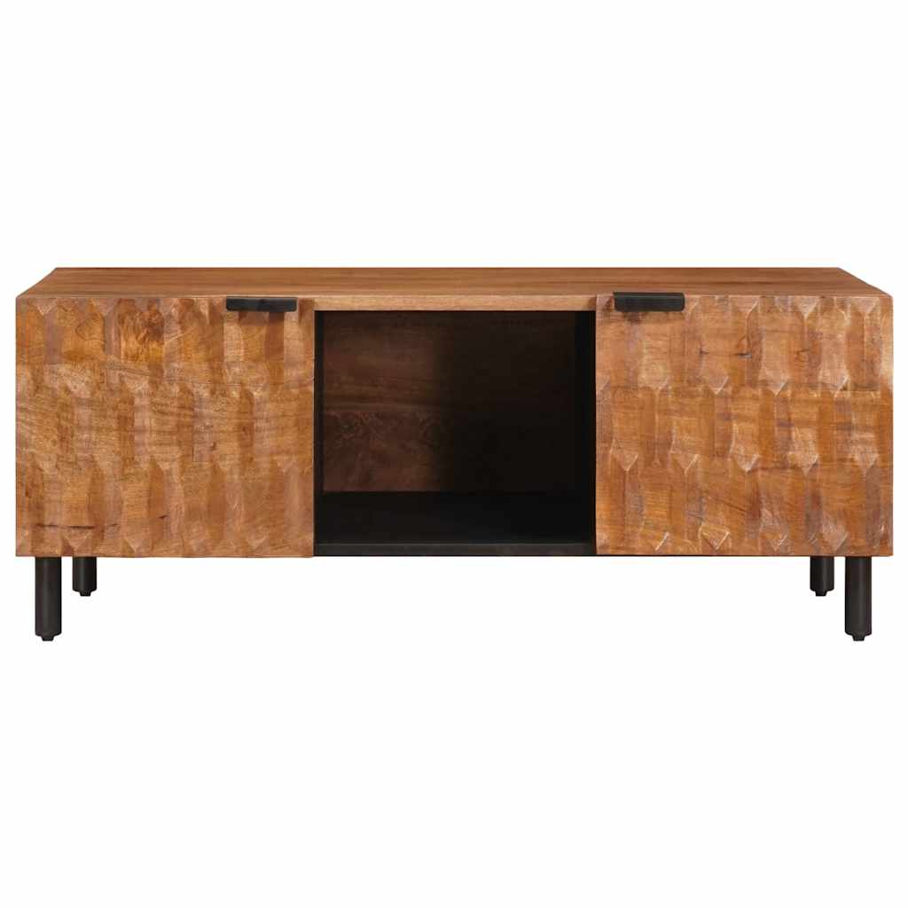 Dohányzóasztal Barna 100 x 54 x 40 cm Tömör Mangófát
