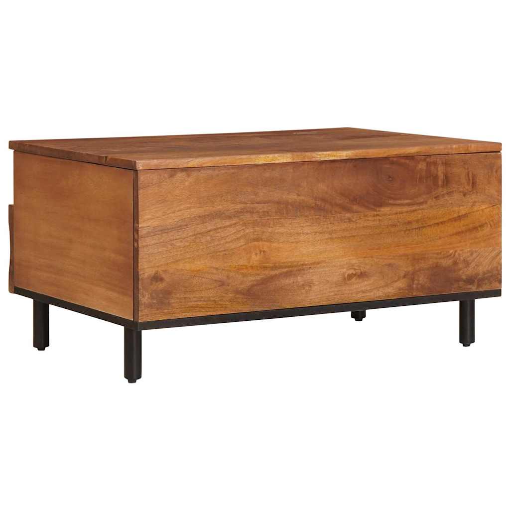 Dohányzóasztal fiókkal Barna 80 x 54 x 40 cm Tömör Mangófát