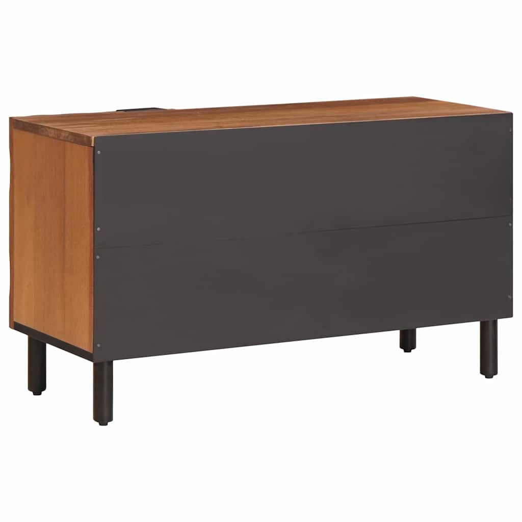 TV szekrény Akácbarna felület 80 x 33 x 46 cm Tömör Mangófát
