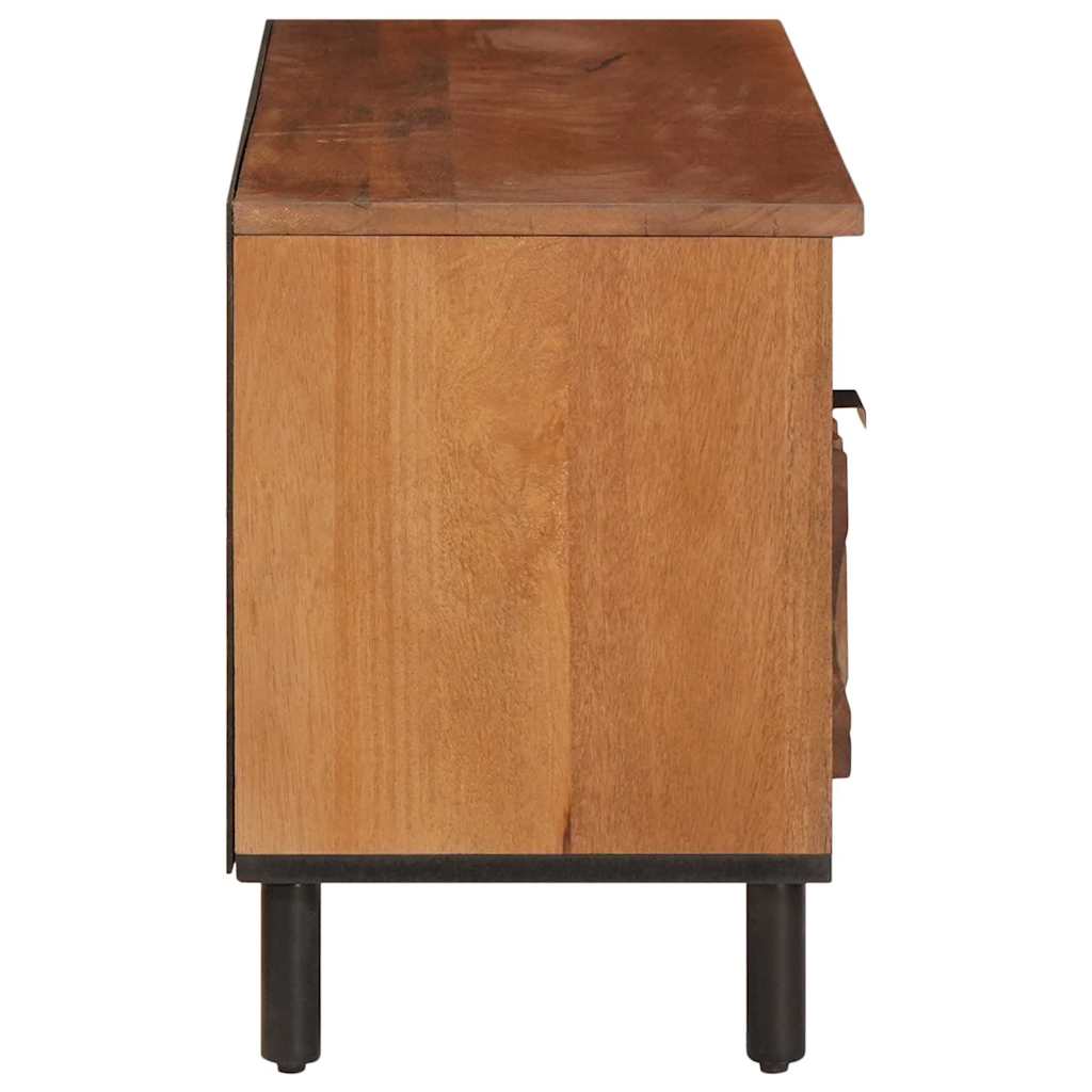 TV szekrény Akácbarna felület 100 x 33 x 46 cm Tömör Mangófát