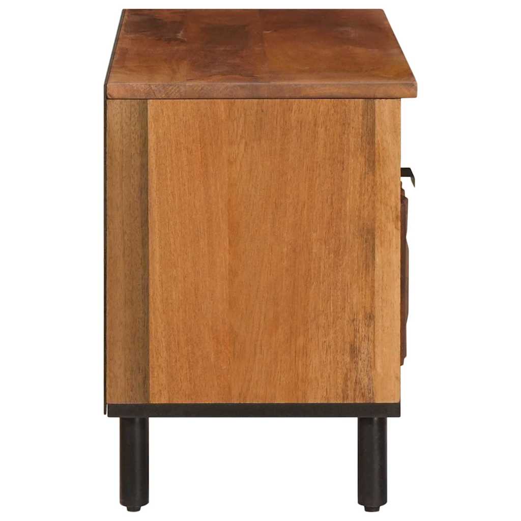 TV szekrény Akácbarna felület 80 x 33 x 46 cm Tömör Mangófát