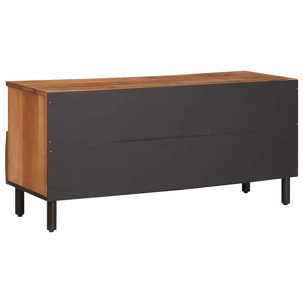TV szekrény Akácbarna felület 100 x 33 x 46 cm Tömör Mangófát