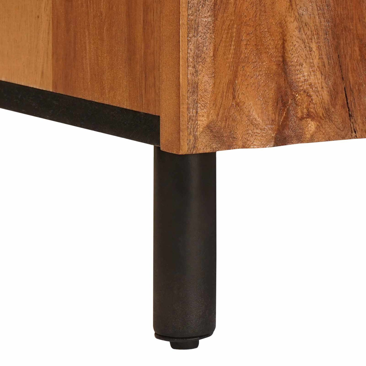Széf polcokkal Akácbarna felület 90 x 33 x 75 cm Tömör Mangófát