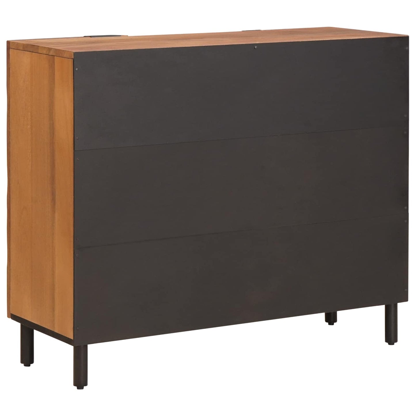 Széf polcokkal Akácbarna felület 90 x 33 x 75 cm Tömör Mangófát