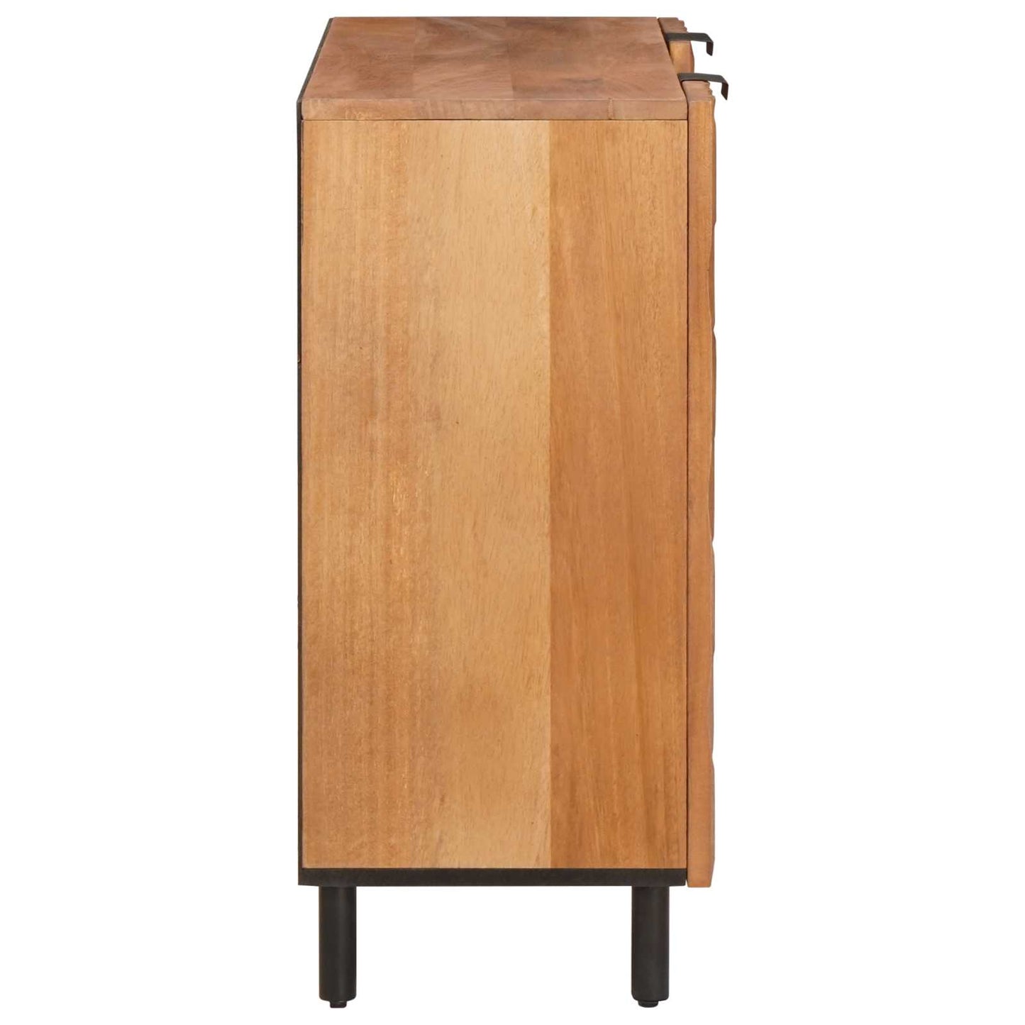 Széf polcokkal Akácbarna felület 90 x 33 x 75 cm Tömör Mangófát