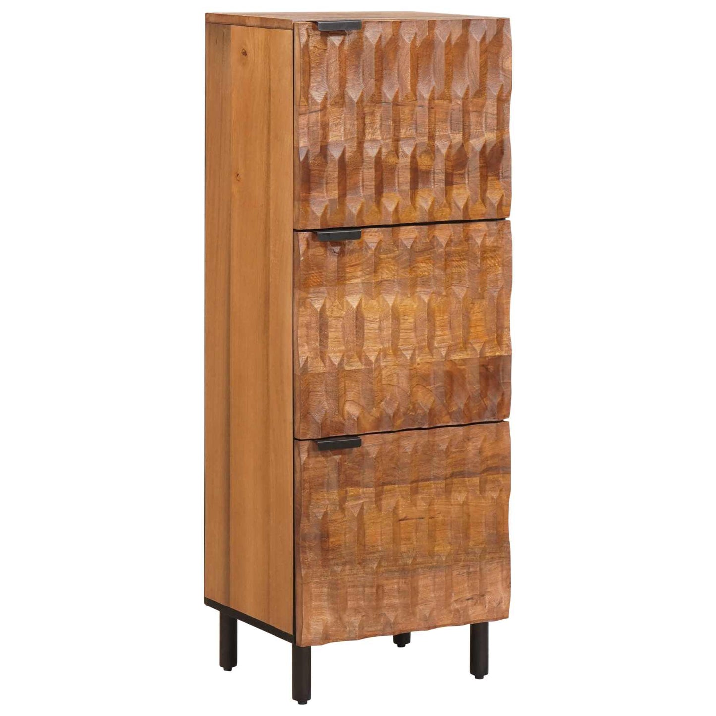 Magasfiú Akácbarna felület 40 x 33 x 110 cm Tömör Mangófát