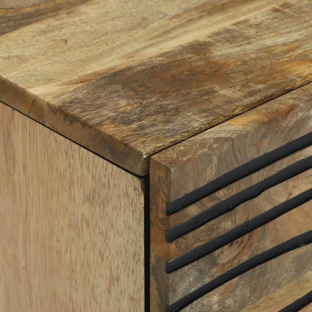 Éjjeliszekrény 2 pcs Természetes 40 x 33 x 46 cm Szerelt Fa