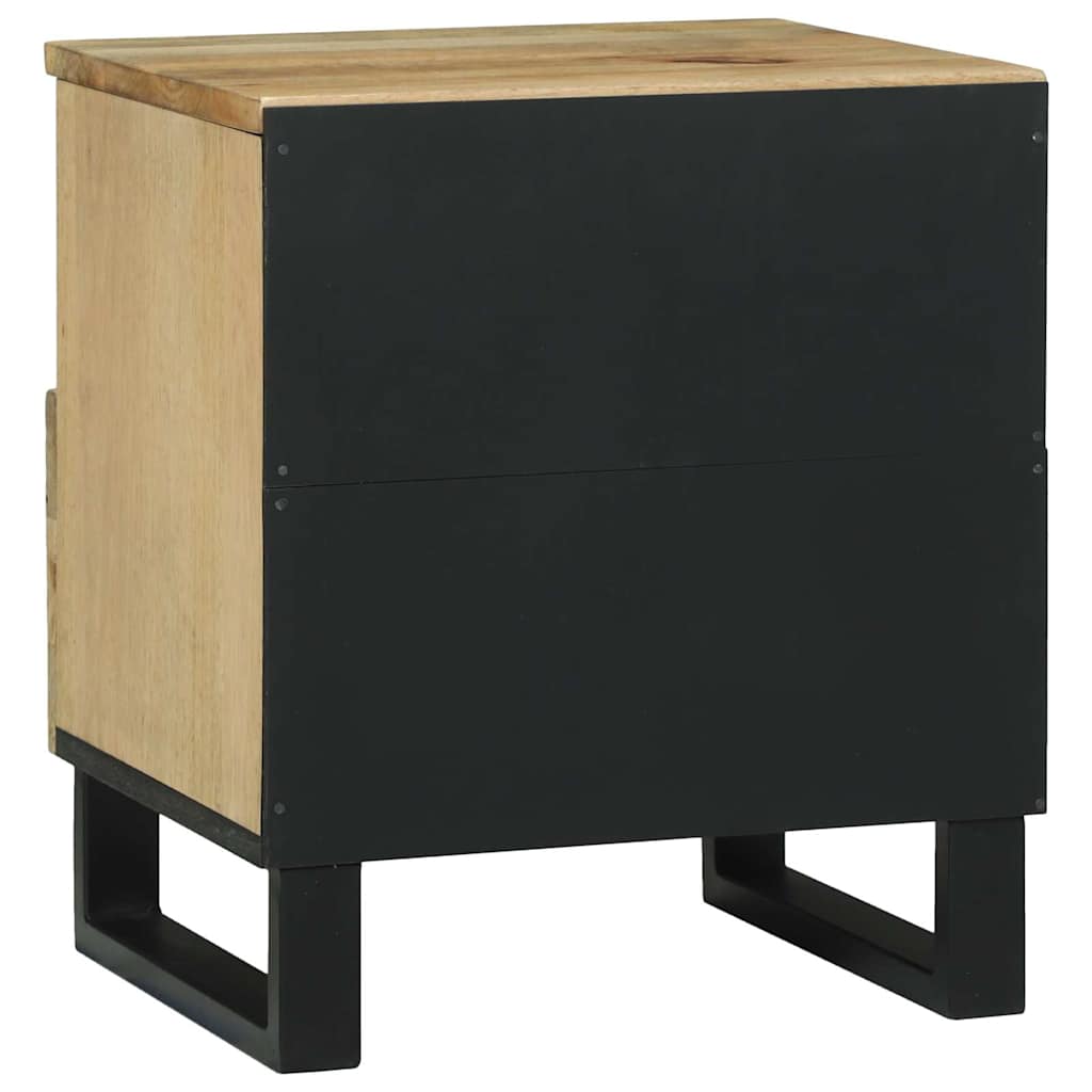 Éjjeliszekrény 2 pcs Természetes 40 x 33 x 46 cm Szerelt Fa