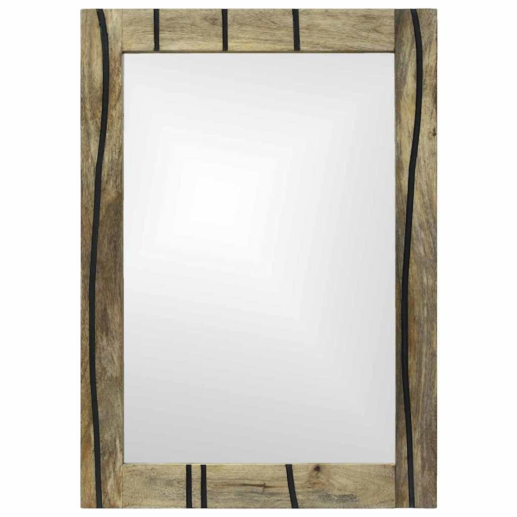 Fürdőszobai tükör Négyszögletes Természetes 50 x 2,5 x 70 cm