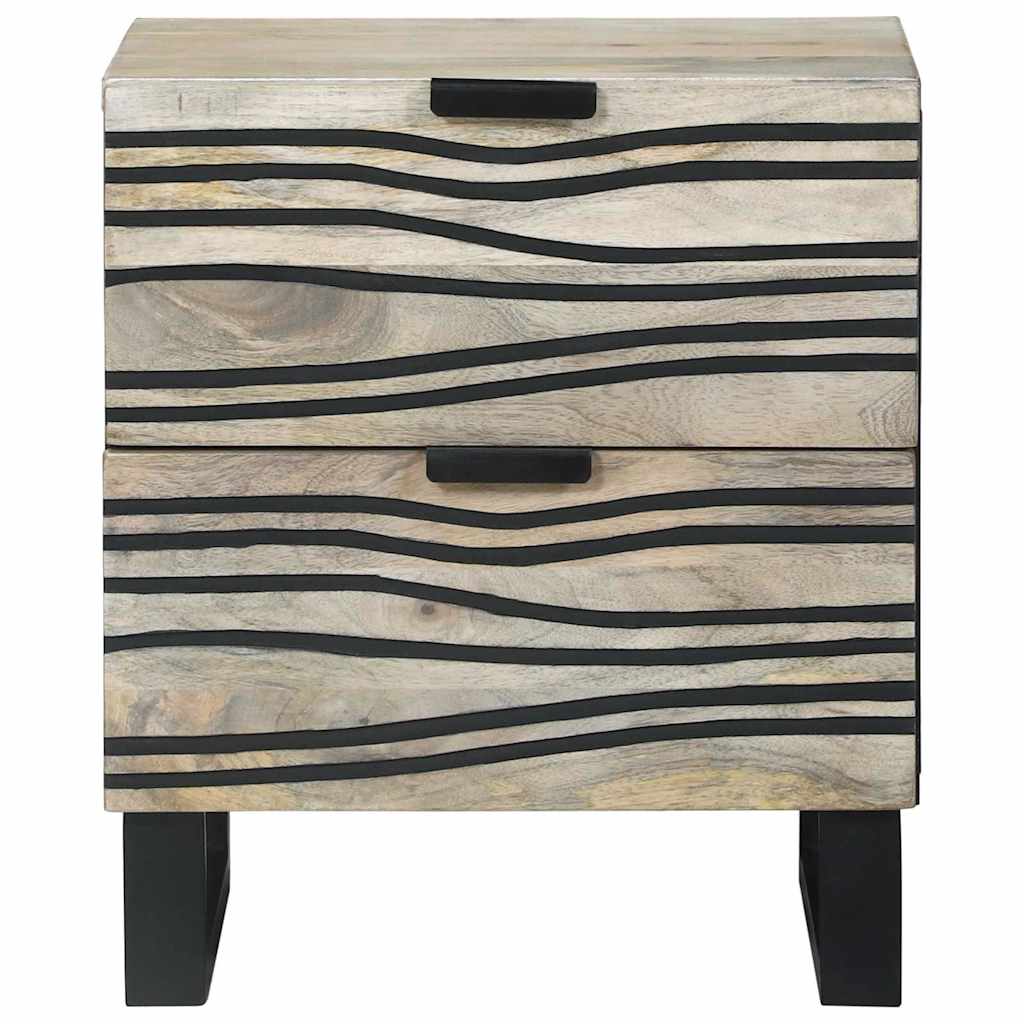 Éjjeliszekrény 2 pcs Fehér 40 x 33 x 46 cm Szerelt Fa