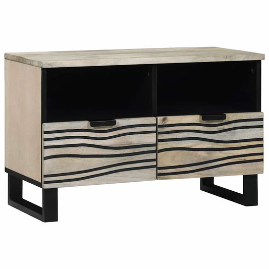 TV egységek fiókkal Fehér 70 x 33 x 46 cm Faanyag