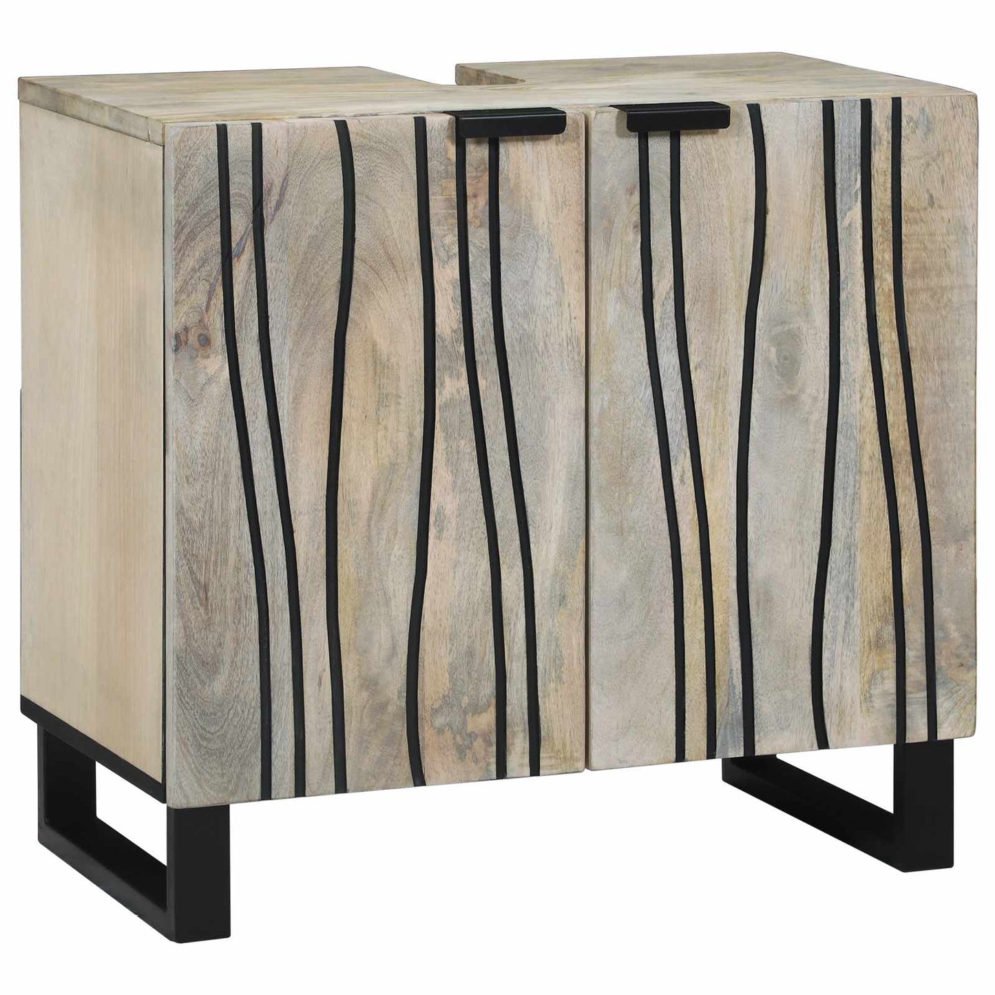 Fürdőszobai mosdószekrény Fehér 62 x 33 x 58 cm Szerelt Fa