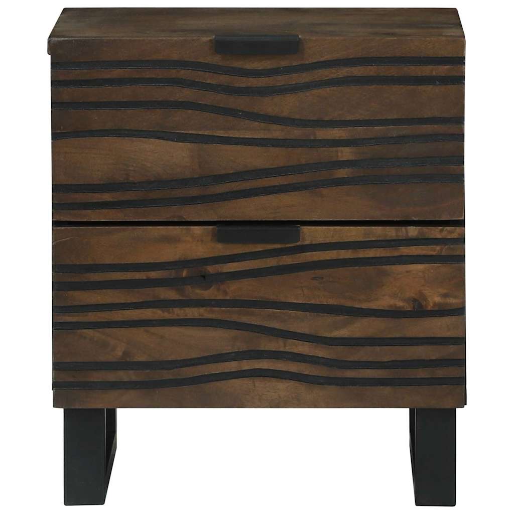 Éjjeliszekrény 2 pcs Dió 40 x 33 x 46 cm Szerelt Fa