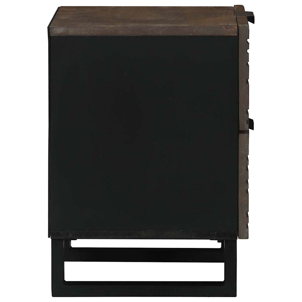 Éjjeliszekrény 2 pcs Dió 40 x 33 x 46 cm Szerelt Fa