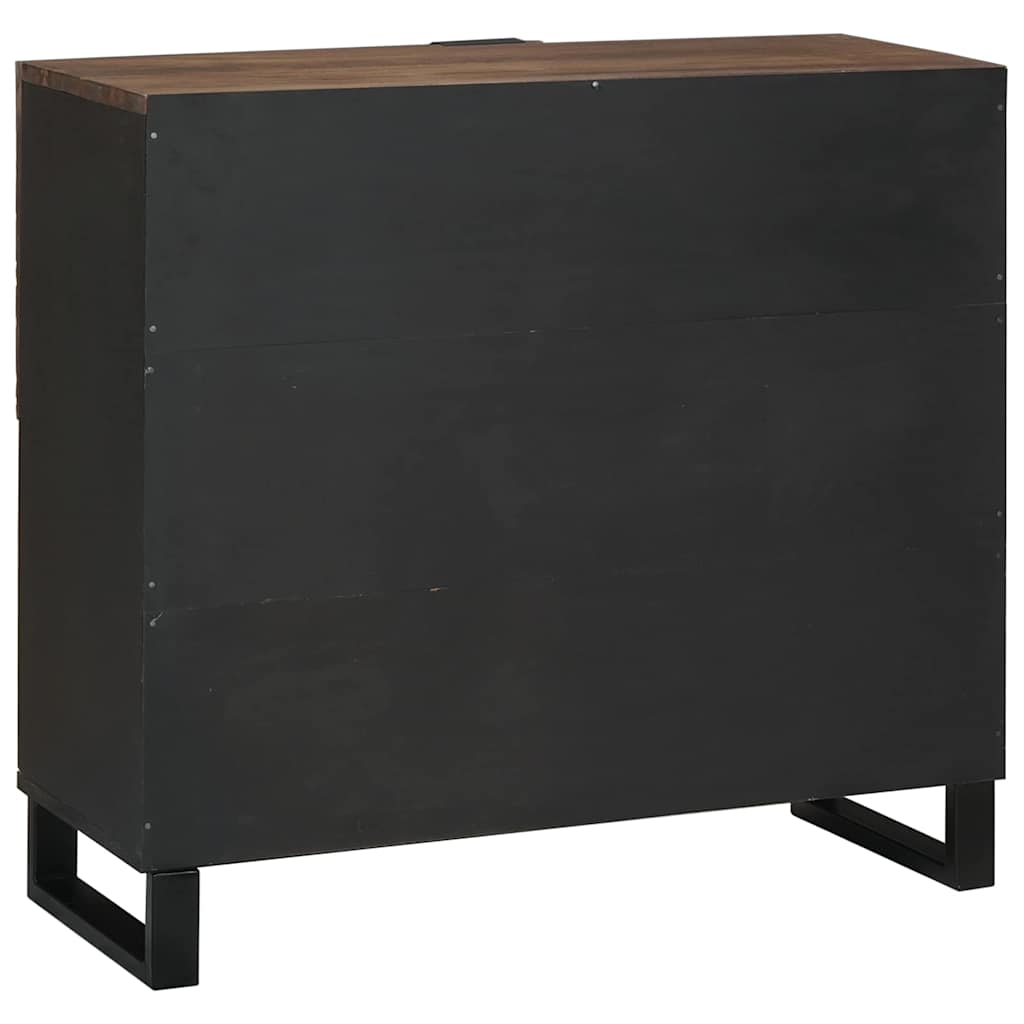 Komód Barna 80 x 33 x 75 cm tömör mangófa