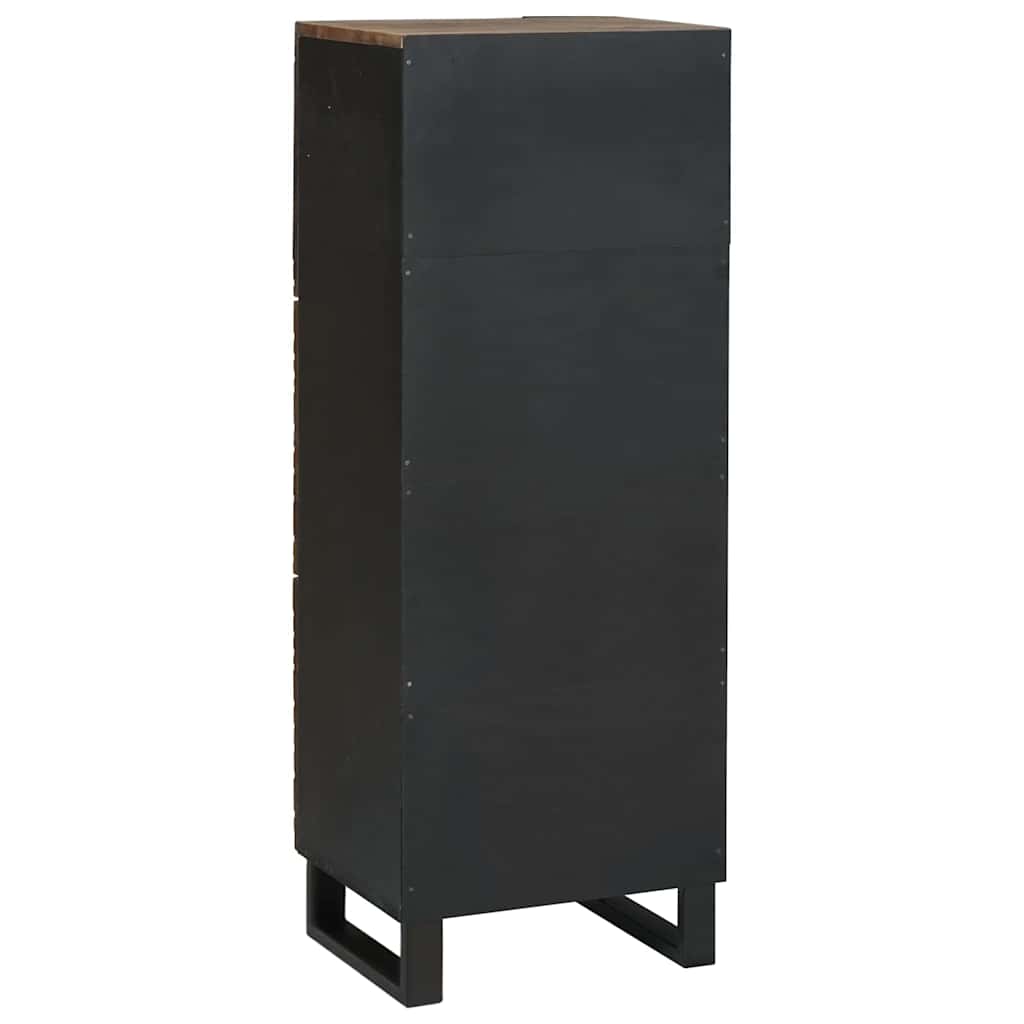 Highboard Barna 40 x 33 x 110 cm tömör mangófa