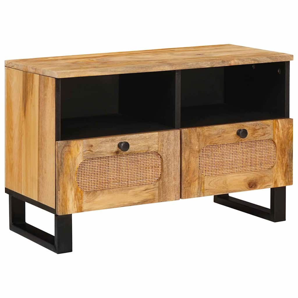 TV szekrény fiókkal Barna 70 x 33 x 46 cm Tömör Mangófát