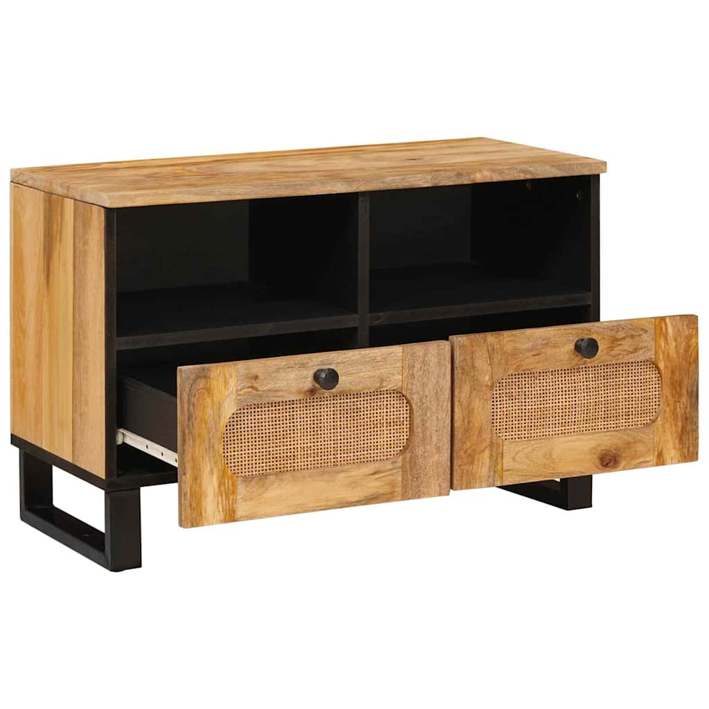 TV szekrény fiókkal Barna 70 x 33 x 46 cm Tömör Mangófát
