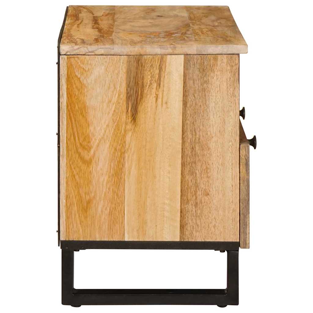 TV szekrény fiókkal Barna 70 x 33 x 46 cm Tömör Mangófát