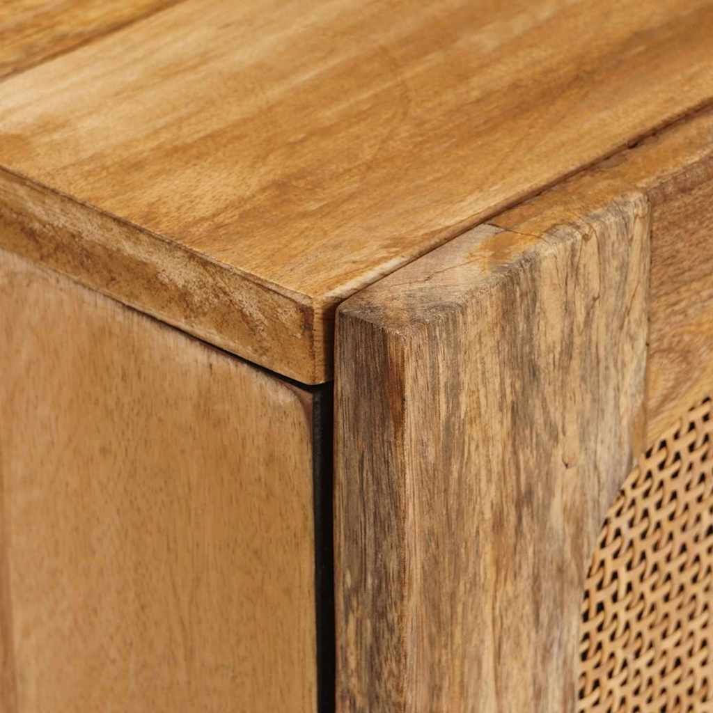 TV szekrény fiókkal Barna 105 x 33 x 46 cm Tömör Mangófát