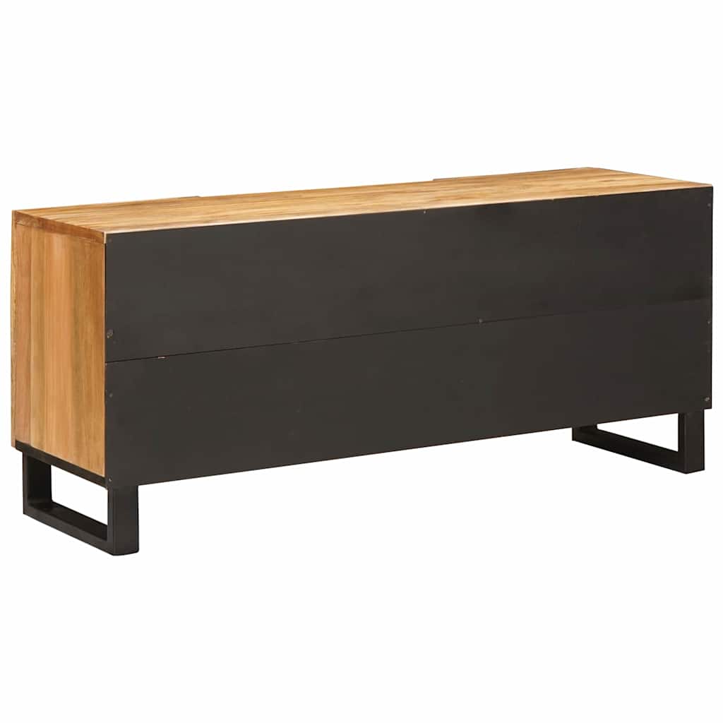 TV szekrény fiókkal Barna 105 x 33 x 46 cm Tömör Mangófát