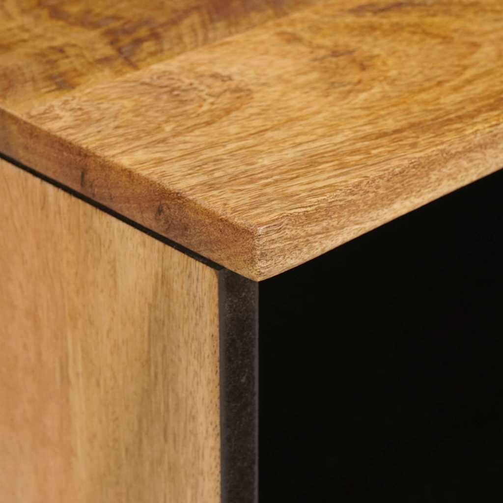 TV szekrény fiókkal Barna 100 x 33 x 46 cm Tömör Mangófát
