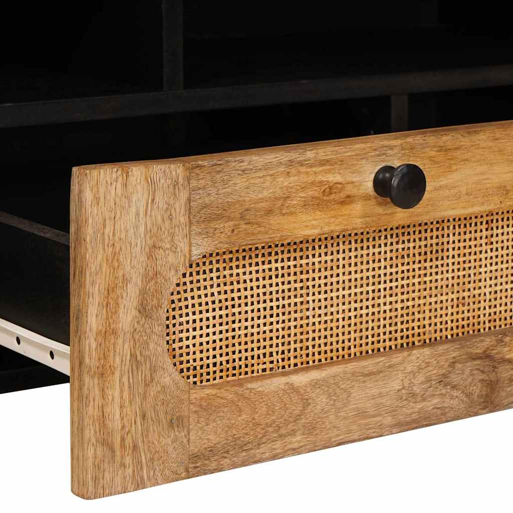 TV szekrény fiókkal Barna 100 x 33 x 46 cm Tömör Mangófát