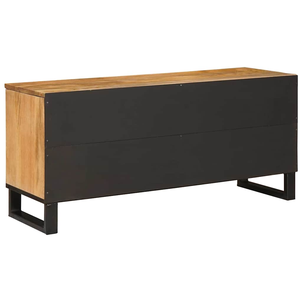 TV szekrény fiókkal Barna 100 x 33 x 46 cm Tömör Mangófát