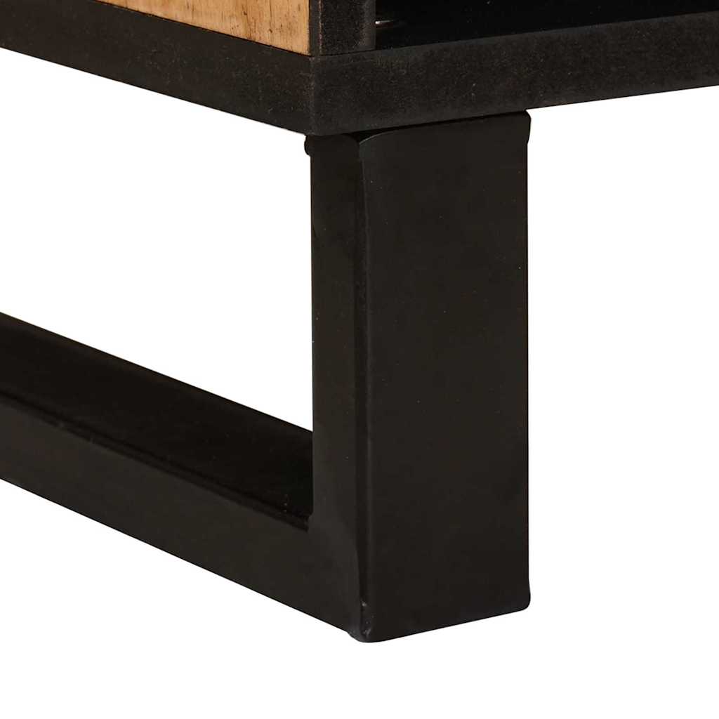 TV szekrény fiókkal Barna 80 x 33 x 46 cm Tömör Mangófát