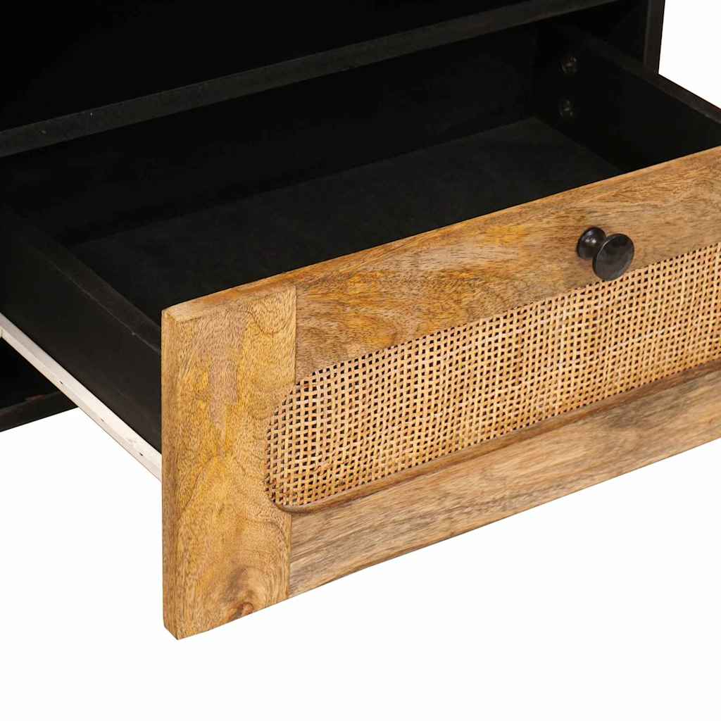 TV szekrény fiókkal Barna 80 x 33 x 46 cm Tömör Mangófát