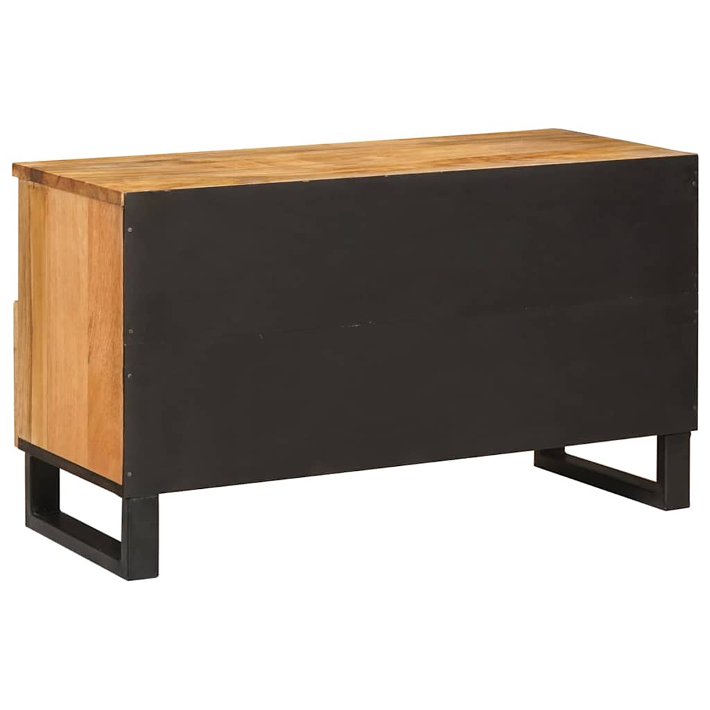 TV szekrény fiókkal Barna 80 x 33 x 46 cm Tömör Mangófát