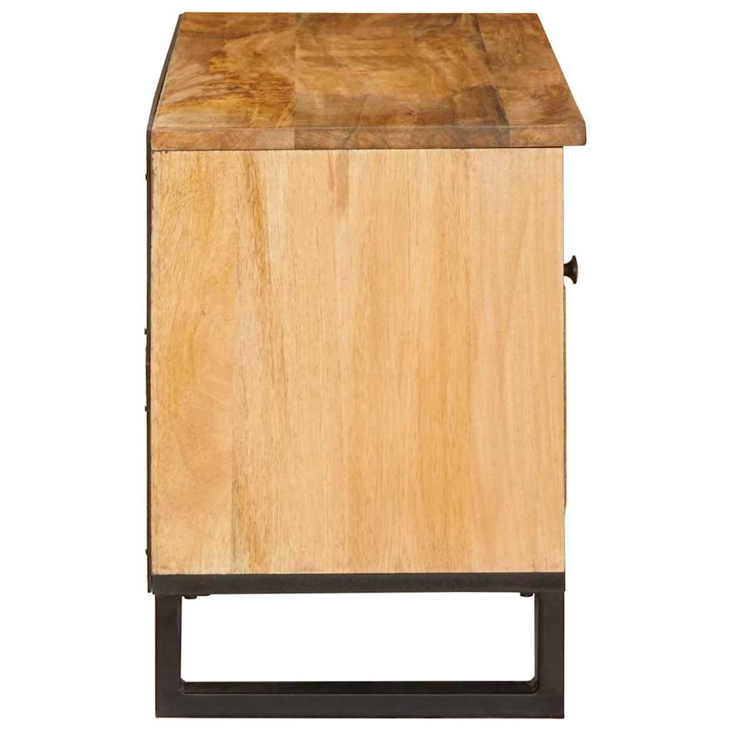TV szekrény fiókkal Barna 80 x 33 x 46 cm Tömör Mangófát